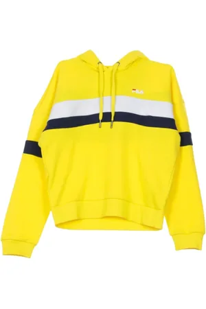 Fila Damen, Sweatshirts & Hoodies, Gelb, LGröße: