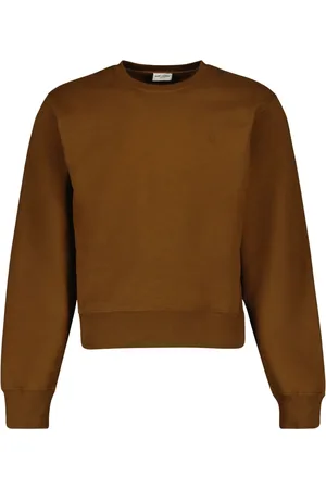 Saint Laurent Herren, Sweatshirts & Hoodies, Braun, MGröße: