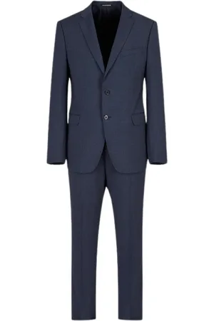 Emporio Armani Herren, Anzüge, Blau, XLGröße: