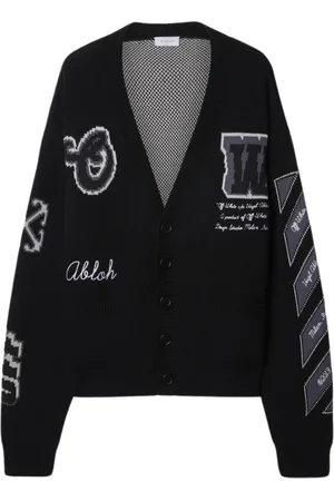 OFF-WHITE Herren, Strickwaren, Schwarzk, SGröße:
