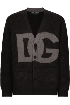 Dolce & Gabbana Herren, Strickwaren, Schwarzk, SGröße: