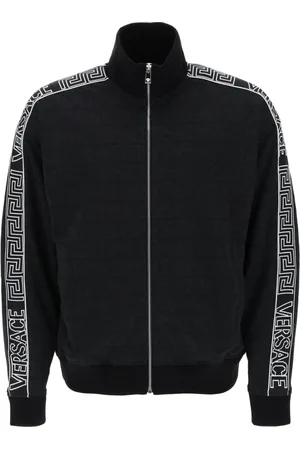 VERSACE Herren, Sweatshirts & Hoodies, Schwarzk, MGröße: