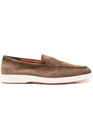 santoni Herren, Schuhe, Braun, 40 1/2 EUGröße: