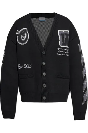 OFF-WHITE Herren, Strickwaren, Schwarzk, SGröße: