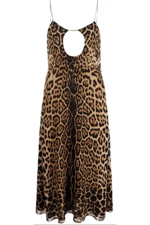Saint Laurent Damen, Kleider, Braun, MGröße: