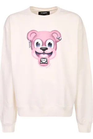 DOMREBEL Herren, Sweatshirts & Hoodies, Weiß, LGröße: