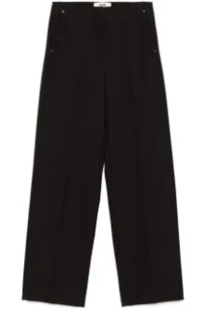 Fendi Damen, Hosen, Schwarzk, 2XSGröße: