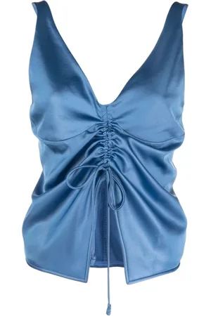 Nanushka Damen, Oberteile, Blau, MGröße: