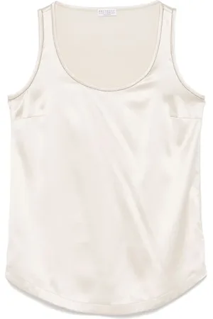 Brunello Cucinelli Damen, Oberteile, Weiß, MGröße: