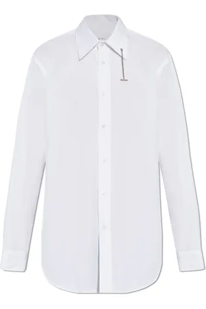 Alexander McQueen Herren, Shirts, Weiß, MGröße:
