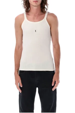 Saint Laurent Herren, Oberteile, Weiß, XLGröße: