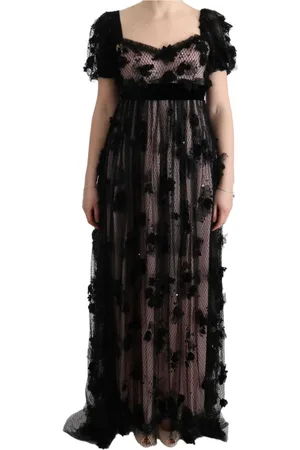Dolce & Gabbana Damen, Kleider, Schwarzk, 2XSGröße: