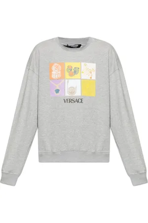 VERSACE Herren, Sweatshirts & Hoodies, Grau, MGröße: