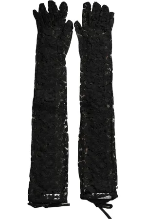 Dolce & Gabbana Damen, Accessories, Schwarzk, 7 1/2 INGröße:
