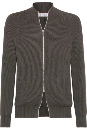 Brunello Cucinelli Herren, Strickwaren, Braun, 2XLGröße: