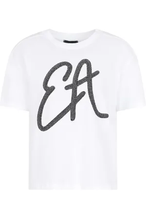 Emporio Armani Damen, Oberteile, Weiß, XLGröße: