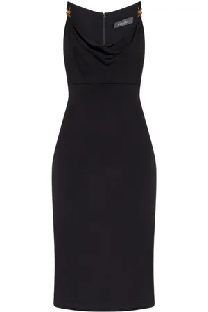 VERSACE Damen, Kleider, Schwarzk, SGröße:
