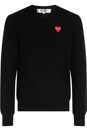 Comme des Garçons Herren, Sweatshirts & Hoodies, Schwarzk, XLGröße: