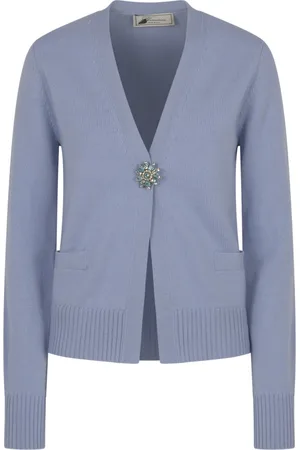 BLUMARINE Damen, Strickwaren, Blau, LGröße:
