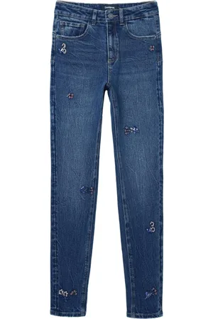 Desigual Damen, Jeans, Blau, MGröße: