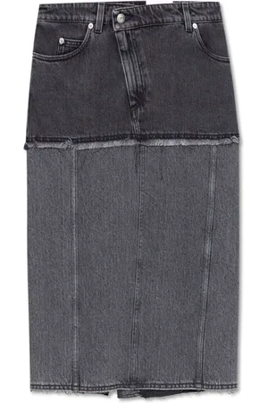 Alexander McQueen Damen, Röcke, Grau, MGröße:
