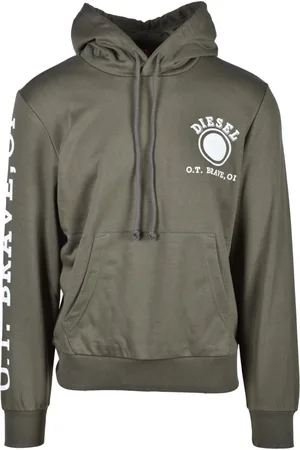Diesel Herren, Sweatshirts & Hoodies, Grün, MGröße: