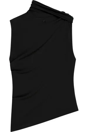 Courrèges Damen, Oberteile, Schwarzk, XSGröße: