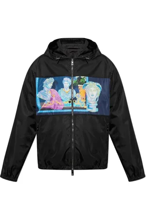VERSACE Herren, Jacken, Schwarzk, MGröße:
