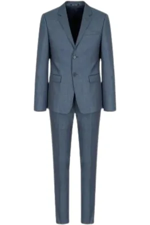 Emporio Armani Herren, Anzüge, Blau, XLGröße: