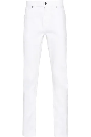 7 for all Mankind Herren, Jeans, Weiß, W30Größe: