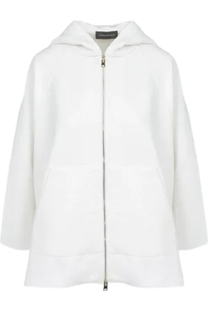 LORENA ANTONIAZZI Damen, Sweatshirts & Hoodies, Weiß, SGröße: