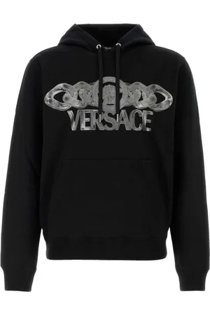 VERSACE Herren, Sweatshirts & Hoodies, Schwarzk, MGröße: