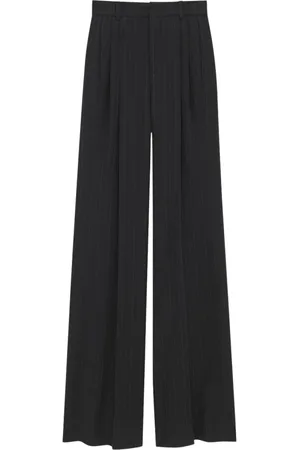 Saint Laurent Damen, Hosen, Schwarzk, LGröße: