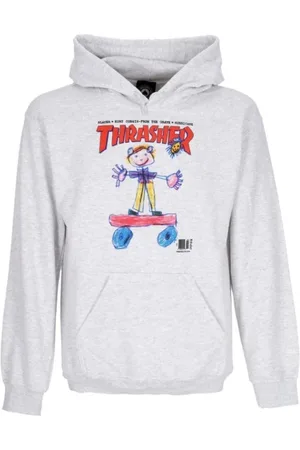 Thrasher Herren, Sweatshirts & Hoodies, Grau, XLGröße: