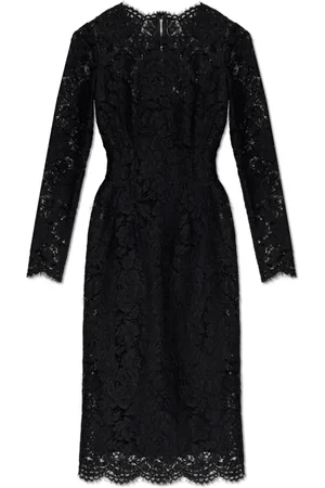 Dolce & Gabbana Damen, Kleider, Schwarzk, LGröße: