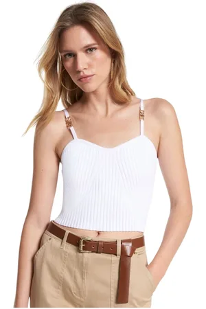 Michael Kors Damen, Oberteile, Weiß, XSGröße: