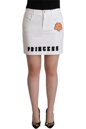 Dolce & Gabbana Damen, Röcke, Weiß, MGröße: