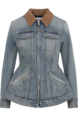 Alexander McQueen Damen, Jacken, Blau, 2XSGröße:
