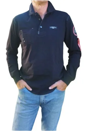 Aeronautica Militare Herren, Oberteile, Schwarzk, 3XLGröße: