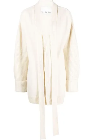Sa Su Phi Damen, Strickwaren, Weiß, 2XSGröße: