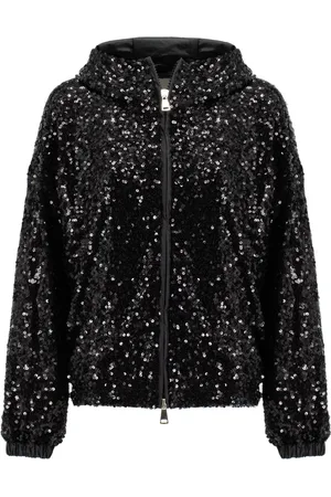 ERMANNO SCERVINO Damen, Jacken, Schwarzk, MGröße: