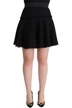 Dolce & Gabbana Damen, Röcke, Schwarzk, XSGröße: