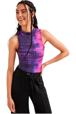 Desigual Damen, Oberteile, Lila, LGröße: