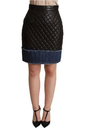 Dolce & Gabbana Damen, Röcke, Schwarzk, 2XSGröße: