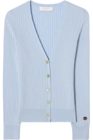 BUSNEL Damen, Strickwaren, Blau, LGröße: