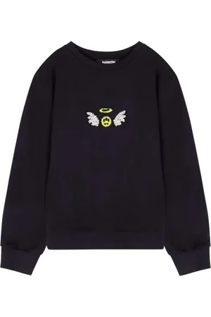 BARROW Herren, Sweatshirts & Hoodies, Schwarzk, LGröße: