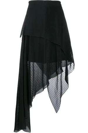 AMIRI Damen, Röcke, Schwarzk, 2XSGröße: