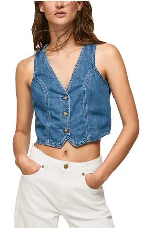 Pepe Jeans Damen, Oberteile, Blau, SGröße: