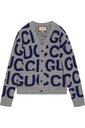 Gucci Herren, Strickwaren, Grau, MGröße:
