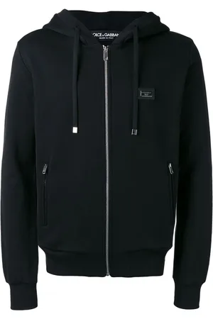 Dolce & Gabbana Herren, Sweatshirts & Hoodies, Schwarzk, LGröße: